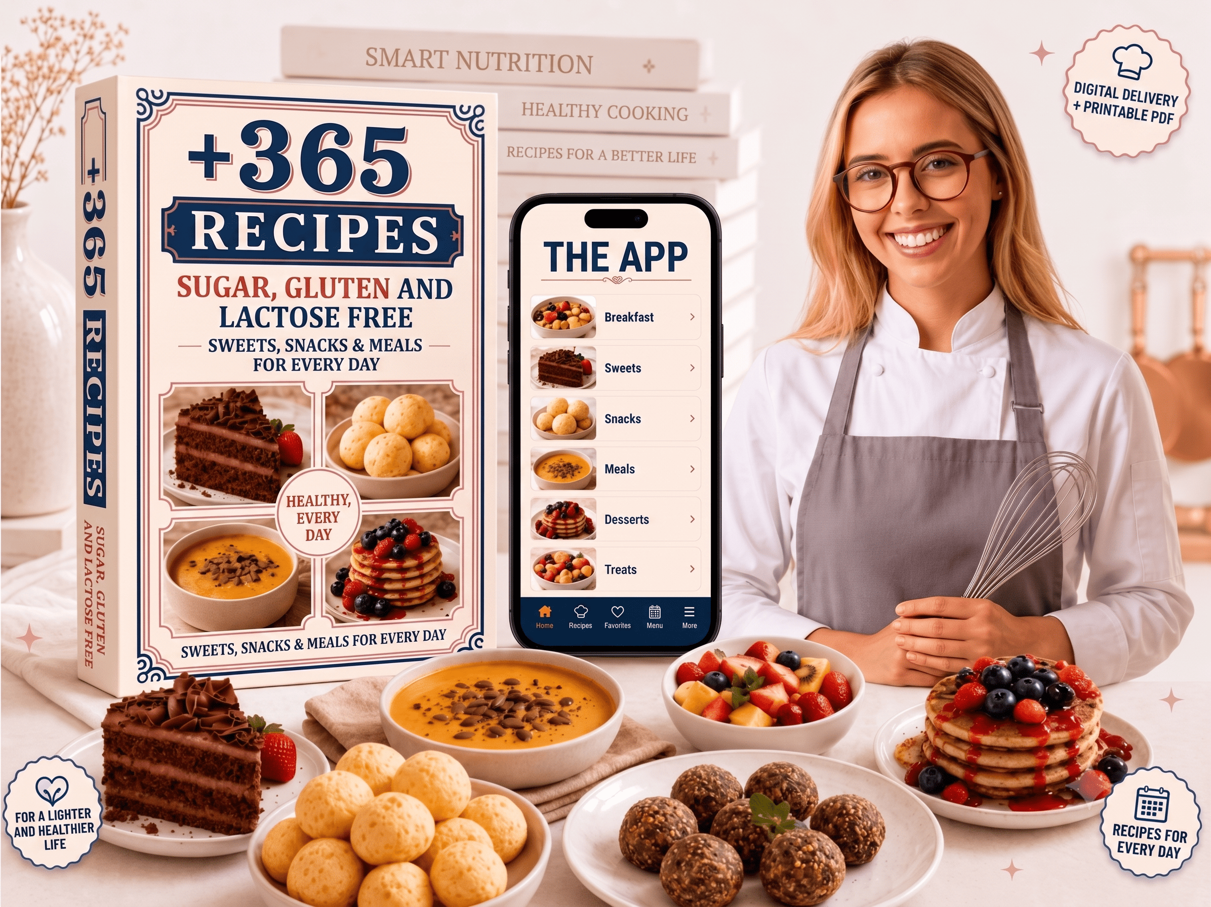 365 Sugar-Free, Gluten-Free and Dairy-Free Recipes